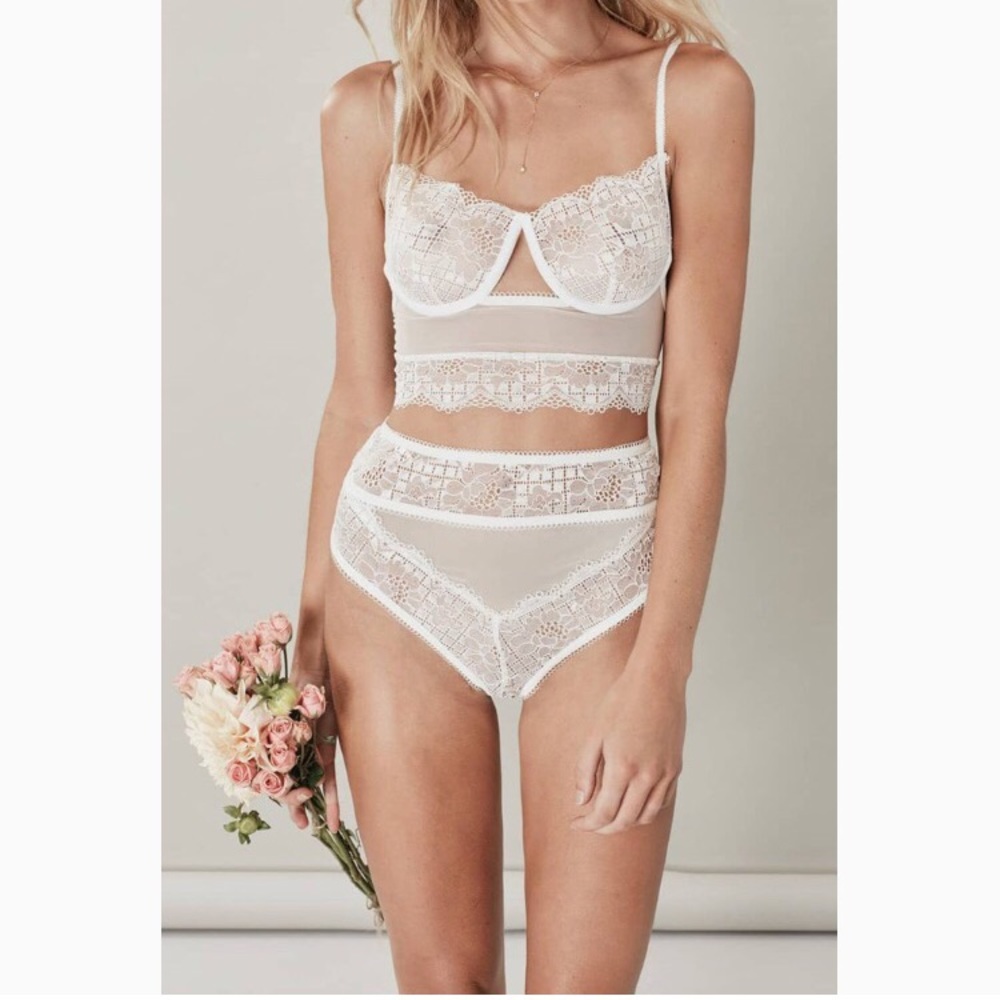 For Love and Lemons Daffodil underwire bra S